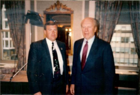 With President Gerald R. Ford - NYC Jan 1995